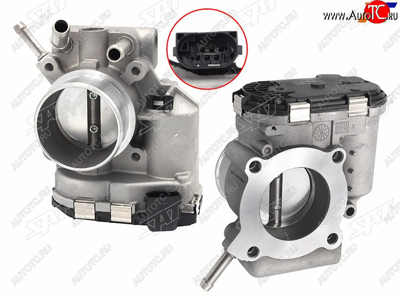 5 649 р. Дроссельная заслонка Hyundai Solaris 10-17  Kia Ceed 06-16  Cerato 08-13  Rio 11-17  Soul 08-14 SAT ST-35100-2B150  с доставкой в г. Чебоксары
