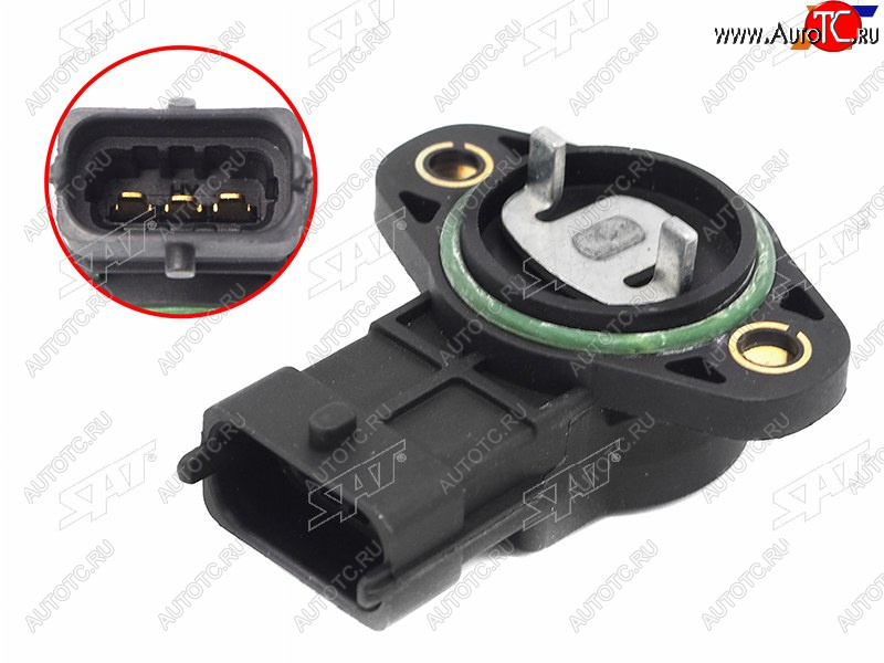 679 р. Датчик положения дроссельной заслонки 1,41,6 HYUNDAI AccentGetzSonata 05-KIA Rio 05- SAT ST-35170-26900  с доставкой в г. Чебоксары