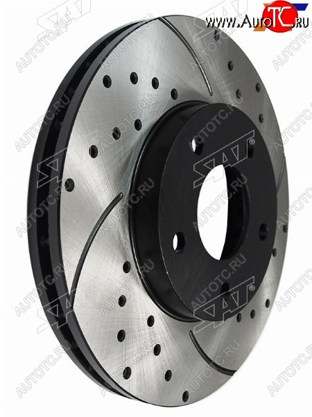 7 849 р. Диски тормозные передние перфорированный Ø280mm SAT Nissan X-trail 4 T33 дорестайлинг (2021-2025)  с доставкой в г. Чебоксары