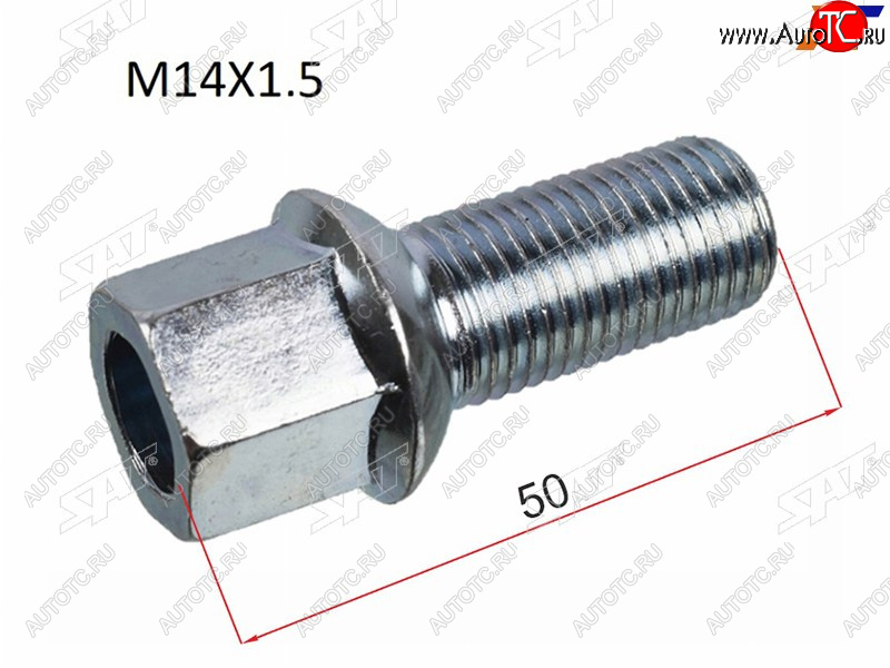 163 р. Болт колесный VW POLO 02-15JETTA 05-15TIGUAN 08-15SKODA FABIA 00-15OCTAVIA 97-15RAPID 1 SAT ST-431601139A  с доставкой в г. Чебоксары