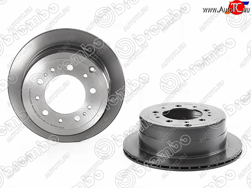 5 699 р. Задний тормозной диск (вентилируемый) BREMBO Lexus LX470 J100 дорестайлинг (1998-2002)  с доставкой в г. Чебоксары