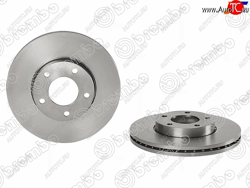 5 799 р. Передний тормозной диск (вентилируемый) BREMBO Mazda 3/Axela BK дорестайлинг седан (2003-2006)  с доставкой в г. Чебоксары