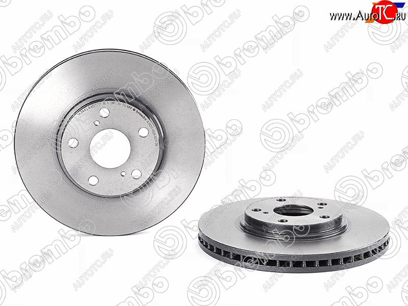 5 899 р. Диск тормозной перед TOYOTA Harrier #1015, RX300 MCU1#, KlugerHiglander #CU2#, Camry #CV30 (EU     BREMBO 09.A110.11  с доставкой в г. Чебоксары