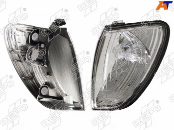 Передний левый габаритный фонарь (хрусталь) DEPO Toyota Land Cruiser 10 100 1-ый рестайлинг (2002-2005)