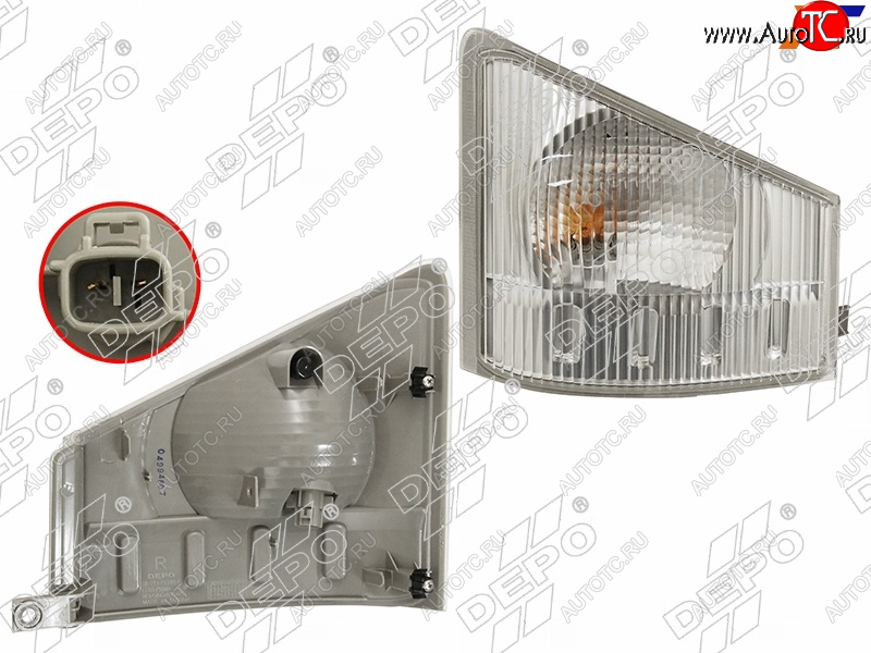 2 999 р. Передний правый габаритный фонарь DEPO  Isuzu Elf (NPR75) ( NMR) (2006-2023)  дорестайлинг, рестайлинг  с доставкой в г. Чебоксары