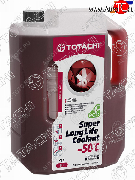 1 199 р. Антифриз (SUPER LLC 4 л. -50 C красный) TOTACHI 41904  с доставкой в г. Чебоксары