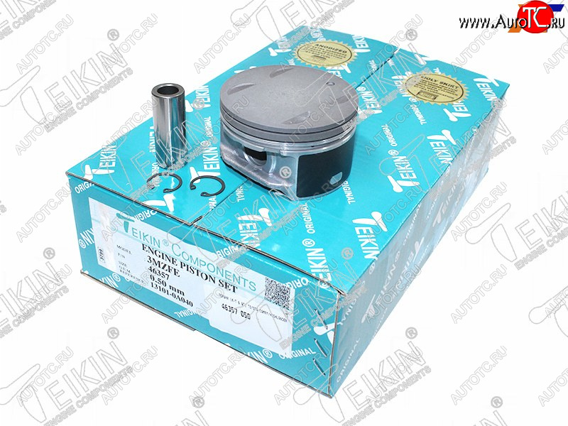 12 599 р. Комплект поршней с пальцами TEIKIN (3MZ-FE) Toyota Kluger XU20 рестайлинг (2003-2007)  с доставкой в г. Чебоксары