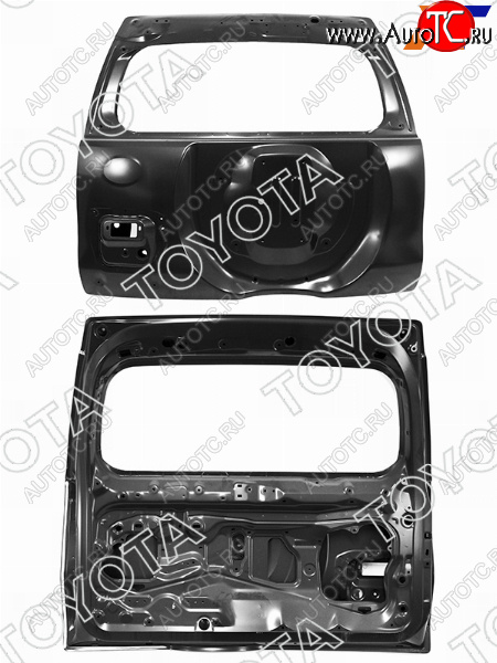 46 999 р. Дверь багажника (оригинал) TOYOTA  Toyota Land Cruiser Prado  J150 (2017-2025) 2-ой рестайлинг, 3-ий рестайлинг (Неокрашенная)  с доставкой в г. Чебоксары