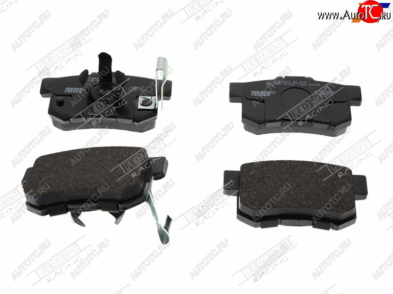 2 889 р. Колодки тормозные задние RH-LH SAT Honda CR-V RD4,RD5,RD6,RD7,RD9  дорестайлинг (2001-2004) (С крепежом в поршень суппорта)  с доставкой в г. Чебоксары