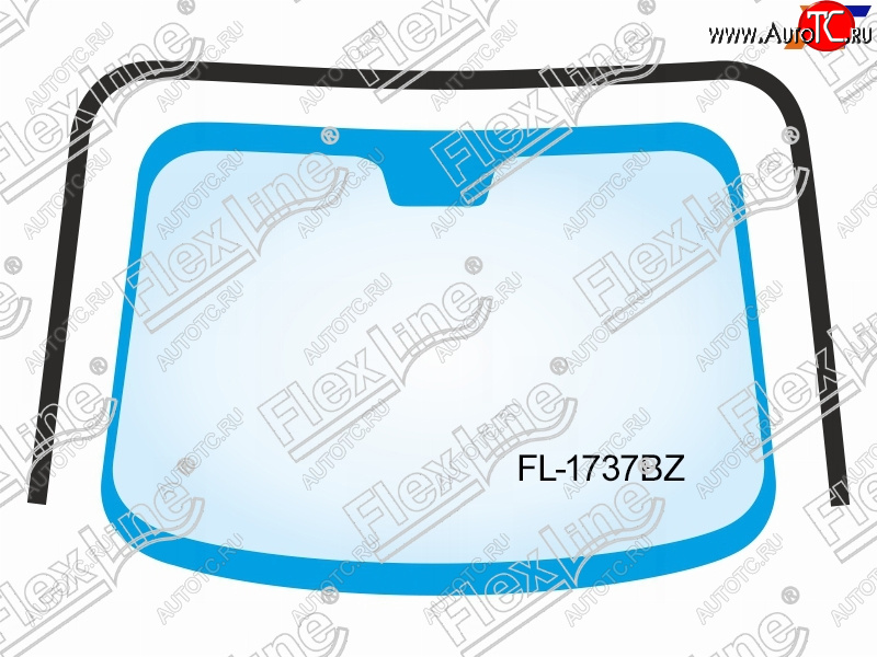 2 599 р. Молдинг лобового стекла (П-образный) FLEXLINE Chevrolet Captiva  дорестайлинг (2006-2011)  с доставкой в г. Чебоксары