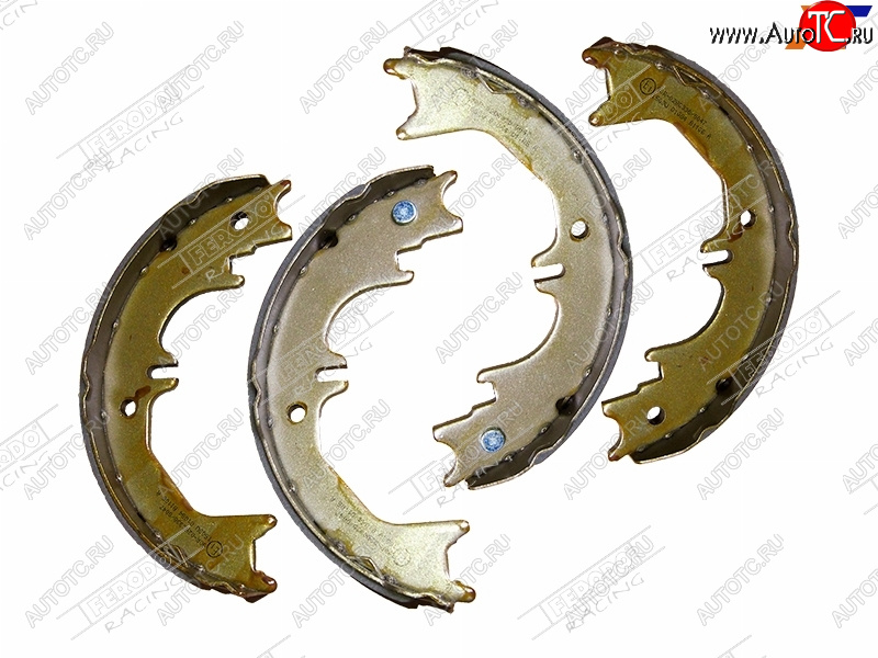 5 849 р. Колодки барабанные задние RH-LH SAT Toyota Land Cruiser 10 100 2-ой рестайлинг (2005-2007) (комплект 4шт)  с доставкой в г. Чебоксары