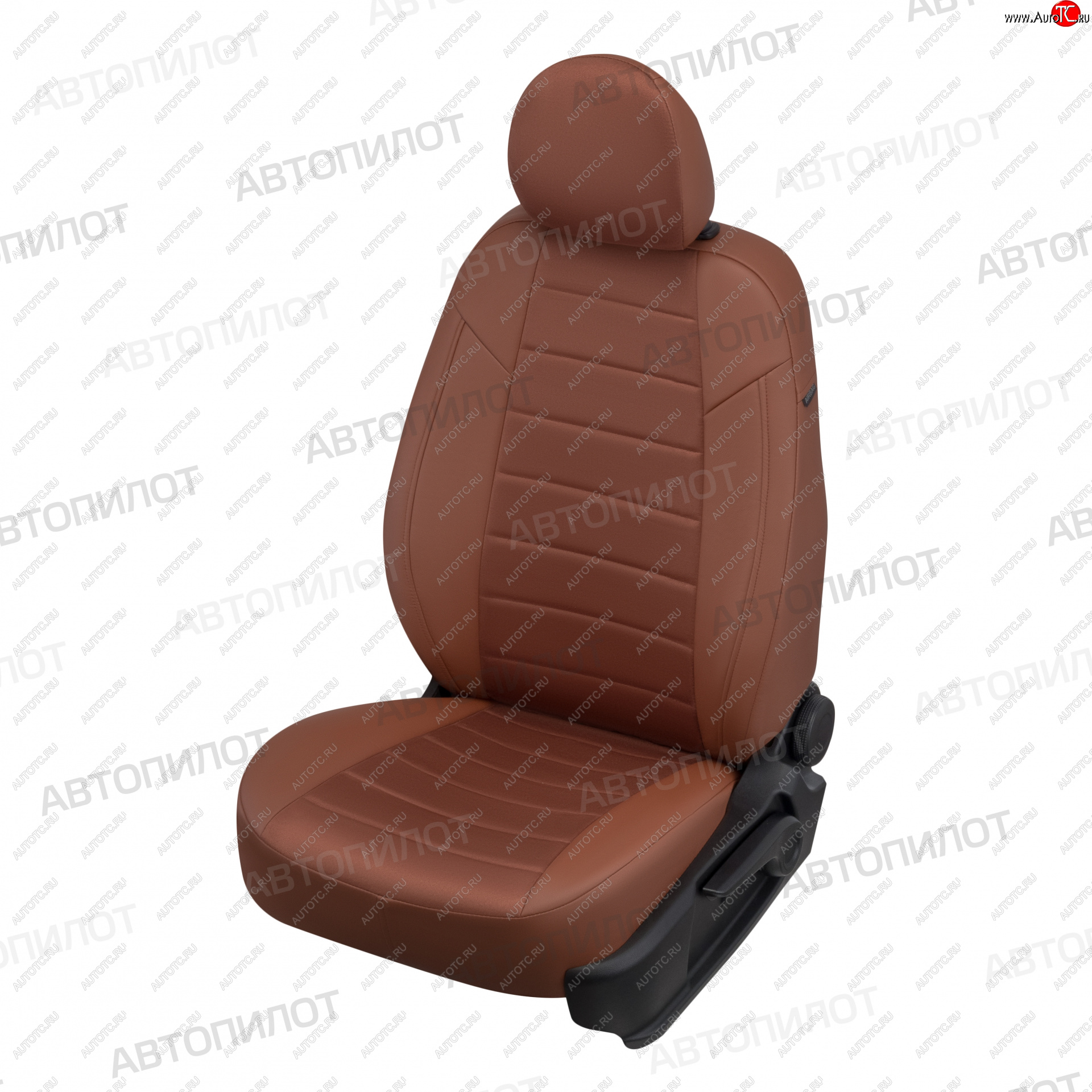 13 849 р. Чехлы сидений (экокожа/алькантара, 40/60) Автопилот Vortex Tingo рестайлинг (2012-2014) (коричневый)  с доставкой в г. Чебоксары