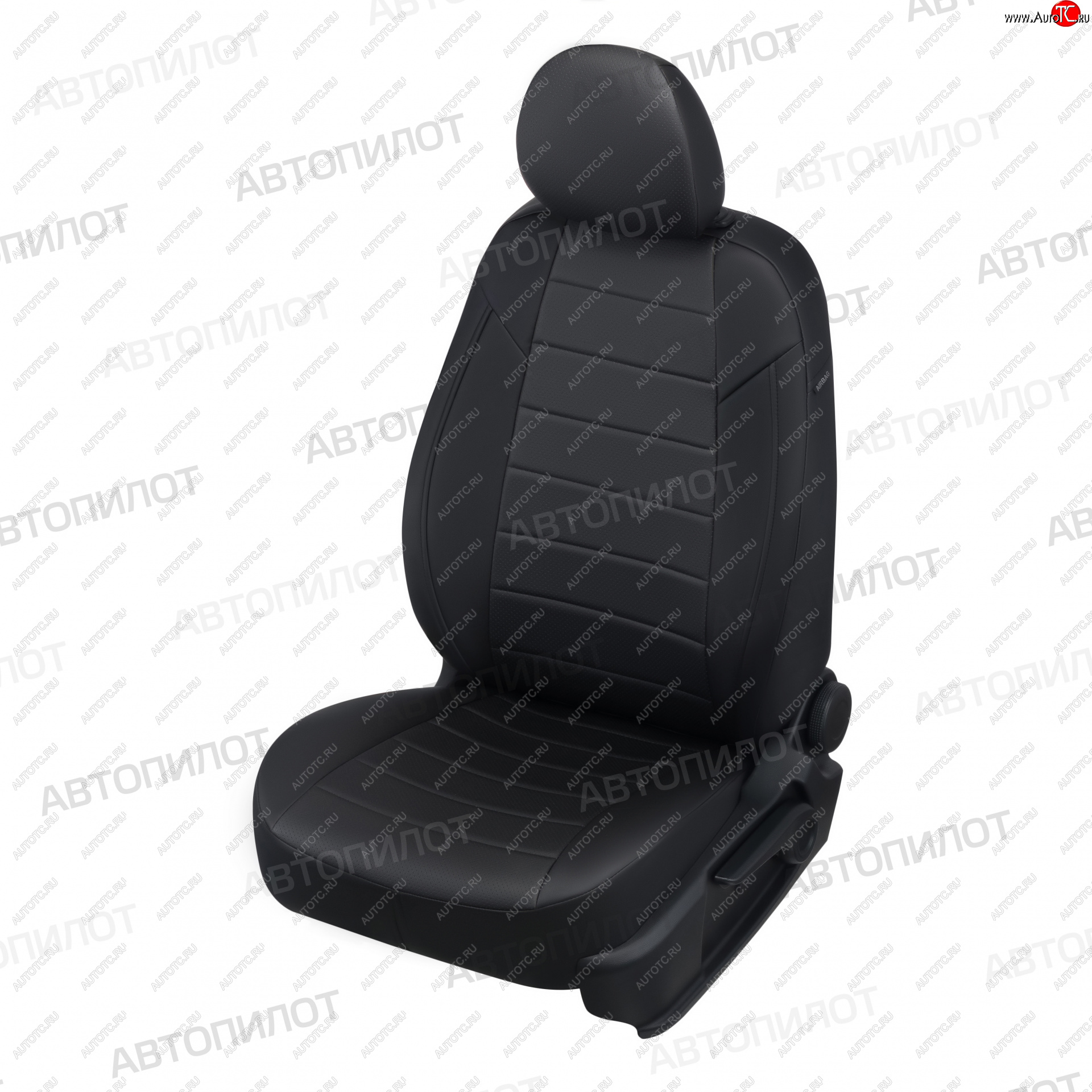 8 399 р. Чехлы сидений (экокожа) Автопилот Ford Fusion 1 хэтчбэк дорестайлинг (2002-2005) (черный)  с доставкой в г. Чебоксары