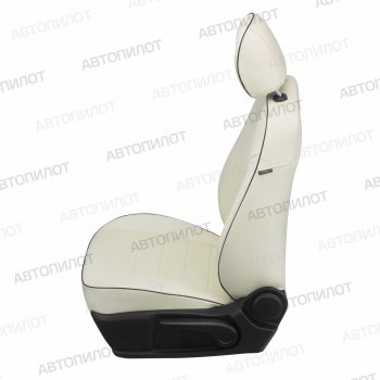 13 849 р. Чехлы сидений (экокожа) Автопилот Ford S-Max 1 дорестайлинг (2006-2010) (белый)  с доставкой в г. Чебоксары. Увеличить фотографию 2