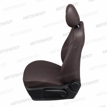 14 249 р. Чехлы на сиденья Ромб (3 отдельных части экокожа) Автопилот Mazda CX-5 KF (2016-2025) (шоколад)  с доставкой в г. Чебоксары. Увеличить фотографию 3