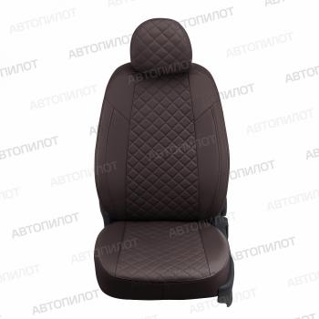 14 249 р. Чехлы на сиденья Ромб (3 отдельных части экокожа) Автопилот Mazda CX-5 KF (2016-2025) (шоколад)  с доставкой в г. Чебоксары. Увеличить фотографию 4