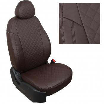14 249 р. Чехлы на сиденья Ромб (3 отдельных части экокожа) Автопилот Mazda CX-5 KF (2016-2025) (шоколад)  с доставкой в г. Чебоксары. Увеличить фотографию 2