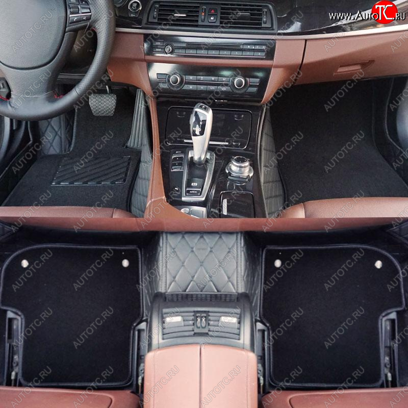 7 999 р. Ковры (кожа+текстиль) Автопилот Honda CR-V RM1,RM3,RM4 дорестайлинг (2012-2015) (черный)  с доставкой в г. Чебоксары