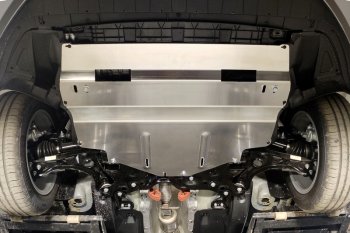 Защита картера и КПП ТСС Тюнинг Volkswagen Polo Mk6 лифтбек (2020-2022) (алюминий 4 мм)