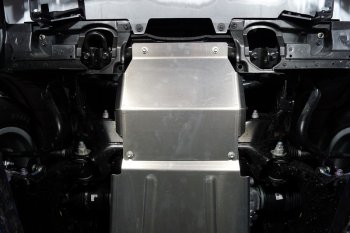 Защита радиатора ТСС Тюнинг Toyota Land Cruiser J300 дорестайлинг (2021-2025) (алюминий 4 мм)