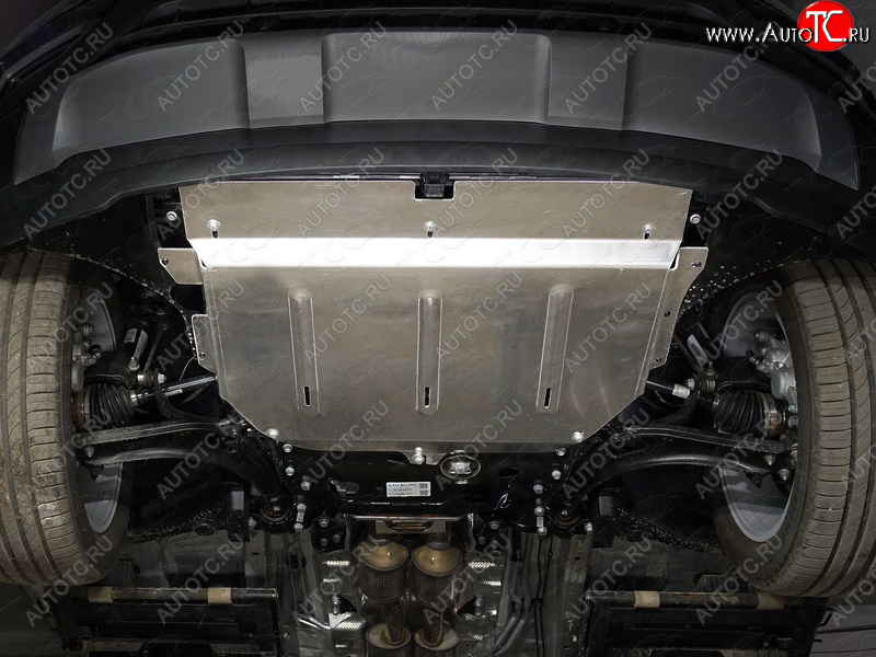 11 399 р. Защита картера и КПП ТСС Тюнинг Volkswagen Teramont CA1 дорестайлинг (2016-2020) (алюминий 4 мм)  с доставкой в г. Чебоксары
