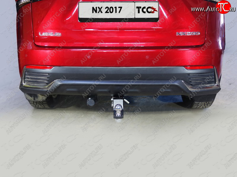13 999 р. Фаркоп (тягово-сцепное устройство) (кроме F-Sport) ТСС Тюнинг Lexus NX200 Z10 рестайлинг (2017-2021) (оцинкованный, шар E)  с доставкой в г. Чебоксары