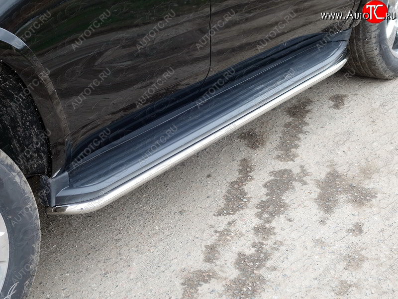 25 499 р. Защита порогов алюминий 50,8 мм, ТСС Тюнинг Chevrolet Tahoe K2UC (2014-2021)  с доставкой в г. Чебоксары