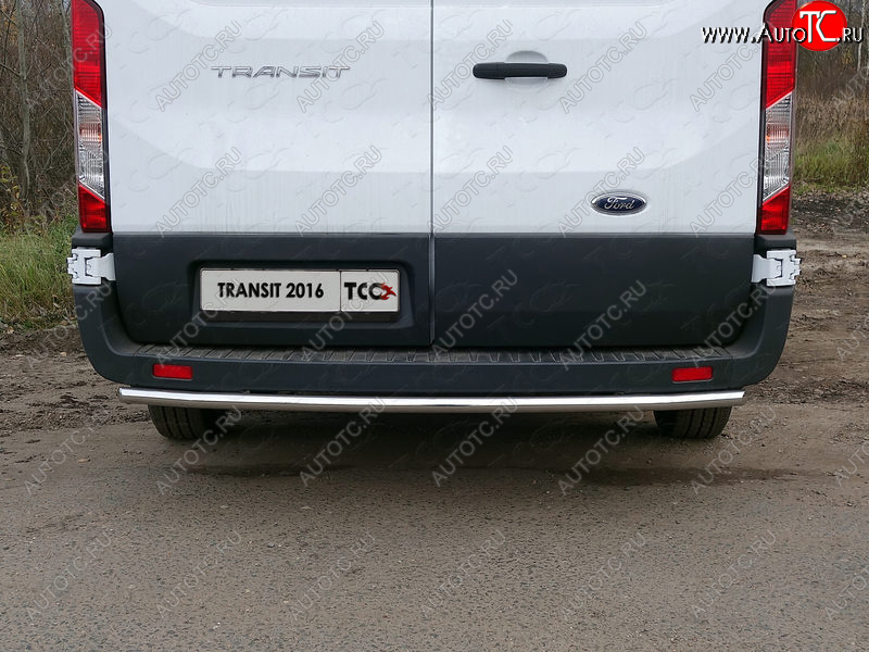 18 999 р. Защита задняя (нержавейка d42,4 мм), ТСС Тюнинг Ford Transit цельнометаллический фургон (2014-2022)  с доставкой в г. Чебоксары