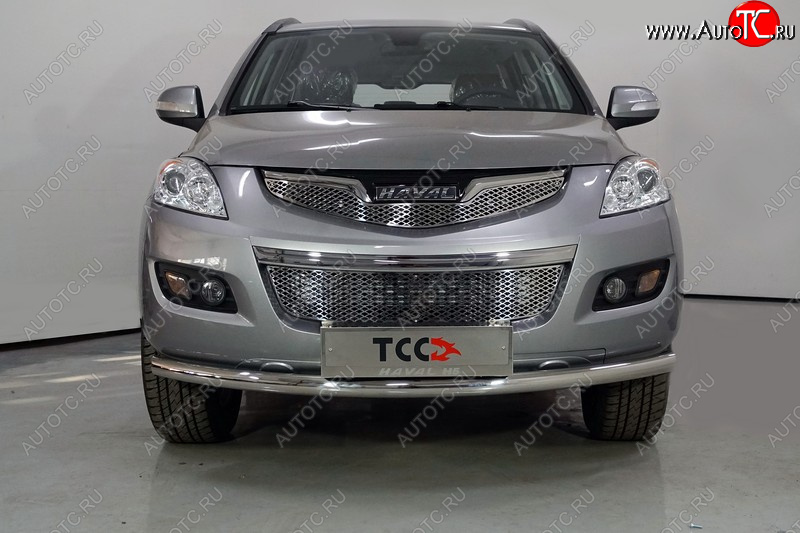 15 999 р. Защита переднего бампера нижняя d60,3 мм ТСС Тюнинг Haval H5 рестайлинг (2020-2023) (нержавейка)  с доставкой в г. Чебоксары