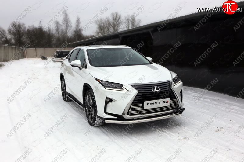 21 999 р. Защита переднего бампера нижняя d60,3 мм ТСС Тюнинг Lexus RX350 XU30 дорестайлинг (2003-2006) (нержавейка)  с доставкой в г. Чебоксары
