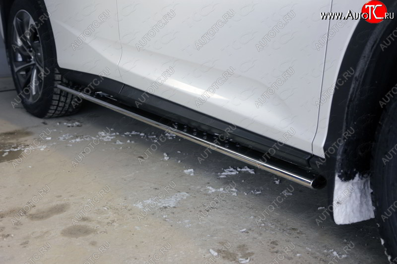 35 999 р. Пороги овальные с проступью 75х42 мм F-Sport ТСС Тюнинг Lexus RX300 XU10 дорестайлинг (1995-2001)  с доставкой в г. Чебоксары