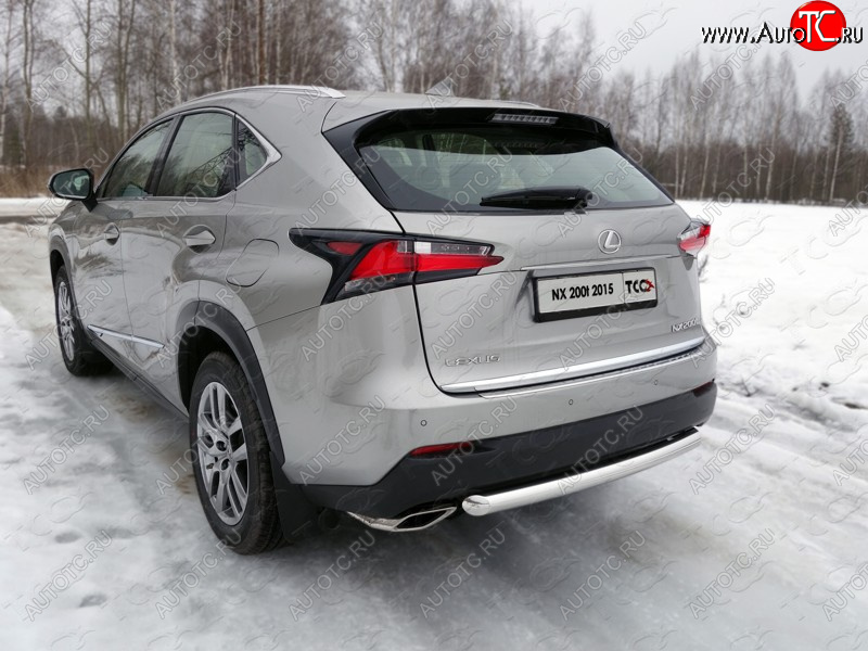 18 999 р. Защита задняя (нержавейка 60,3 мм) кроме F-Sport ТСС Тюнинг Lexus NX200T Z10 (2014-2017)  с доставкой в г. Чебоксары