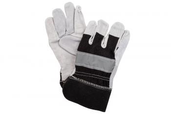 Перчатки спилковые черные Autofamily tl-823.4