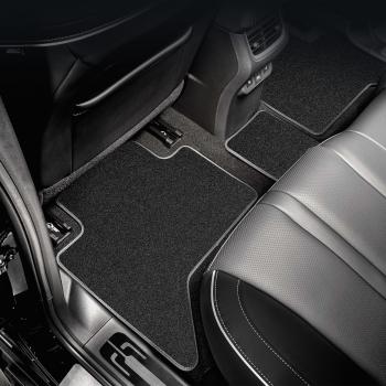 Коврики в салон (текстиль) 2WD4WD Klever KIA Seltos (2019-2025) (черные)