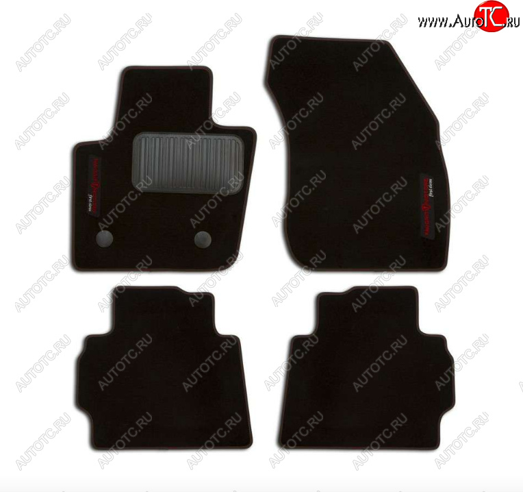 2 069 р. Комплект ковриков в салон (текстиль, чёрные) FORD  Ford Mondeo  MK5 CD391 (2014-2025) дорестайлинг седан, рестайлинг, седан  с доставкой в г. Чебоксары