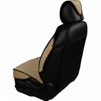 2 349 р. Накидка на сиденье (1 место Хами) ФЕНИКС ст РОМБ Lord Autofashion FAW J6 СА3250 шасси (2013-2025) (светло-бежевый, строчка бежевая)  с доставкой в г. Чебоксары. Увеличить фотографию 2