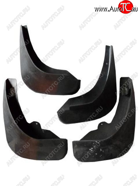 899 р. Комплект брызговиков (4 штуки) BodyParts Ford Focus 2 хэтчбэк 3 дв. дорестайлинг (2004-2007)  с доставкой в г. Чебоксары