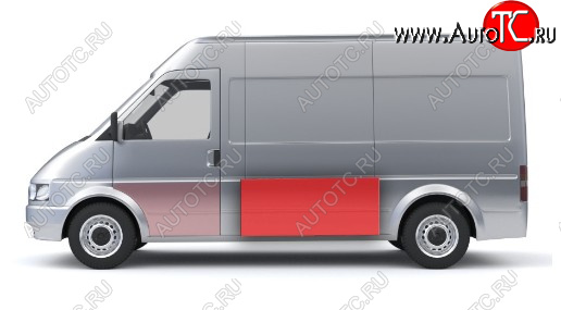 1 889 р. Левая средняя боковая панель (ремонтная) Wisentbull Peugeot Boxer 244 (2002-2006)  с доставкой в г. Чебоксары