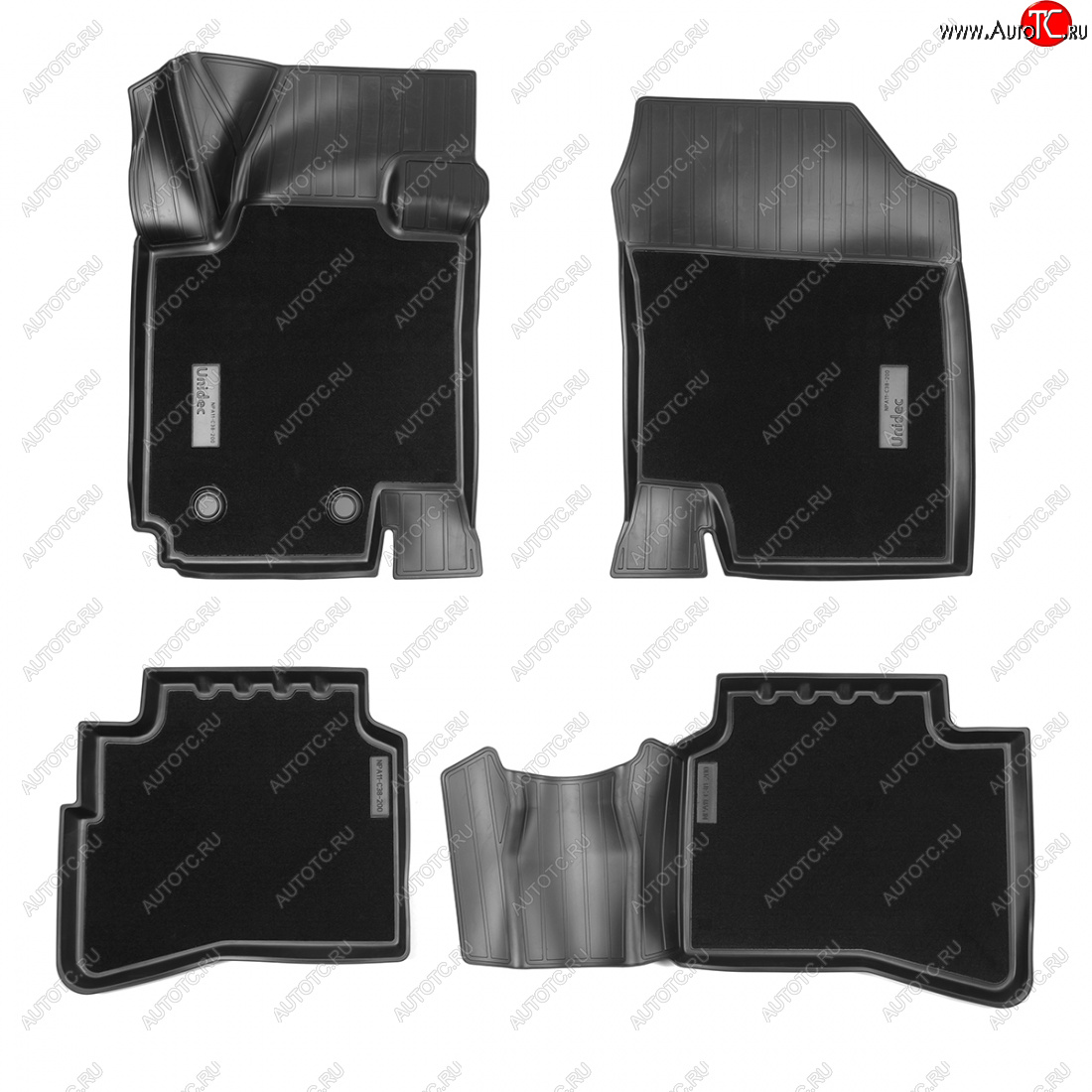 3 899 р. Коврики салонные комбинированные 3D Norplast JAC JS4 (2021-2025) (черный)  с доставкой в г. Чебоксары