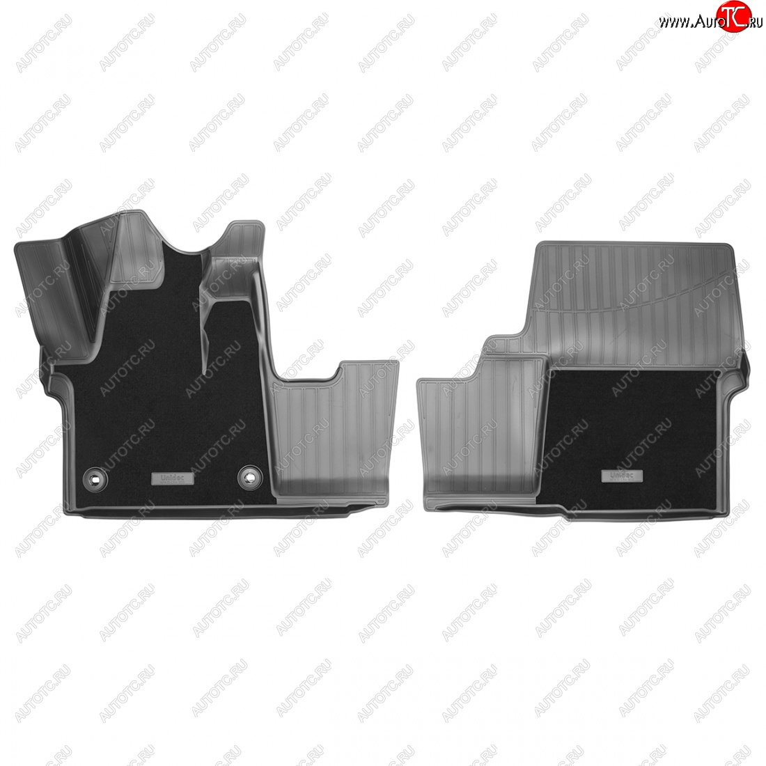 2 899 р. Коврики салонные комбинированные 3D (передняя пара) Norplast Opel Zafira Life С (2019-2025) (черный)  с доставкой в г. Чебоксары