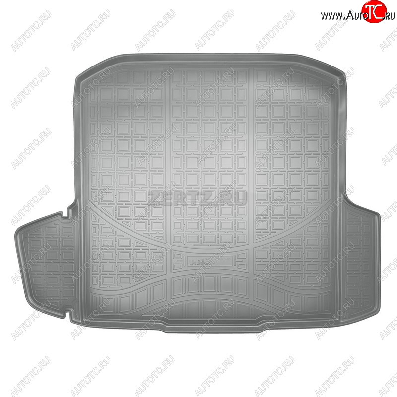 2 449 р. Коврики в багажное отделение Norplast Skoda Octavia A7 дорестайлинг лифтбэк (2012-2017) (серый)  с доставкой в г. Чебоксары