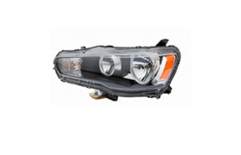 Левая фара (с механическим корректором) GAMMA Mitsubishi Lancer 10 CY седан дорестайлинг (2007-2010)
