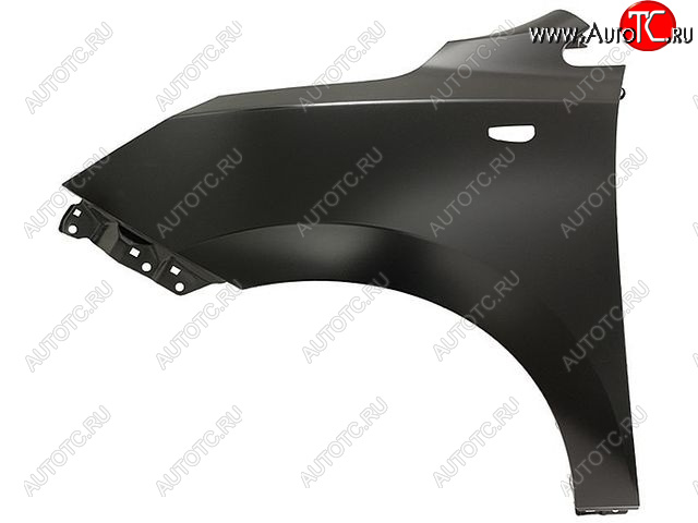 4 099 р. Левое крыло (с отверстием под повторитель поворота, Тайвань) BodyParts Hyundai IX35 LM дорестайлинг (2009-2013) (Неокрашенное)  с доставкой в г. Чебоксары