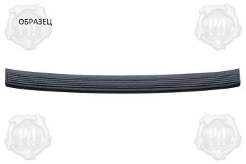 Накладка на задний бампер Русская Артель Hyundai Santa Fe  DM (2012-2016) дорестайлинг (шагрень)