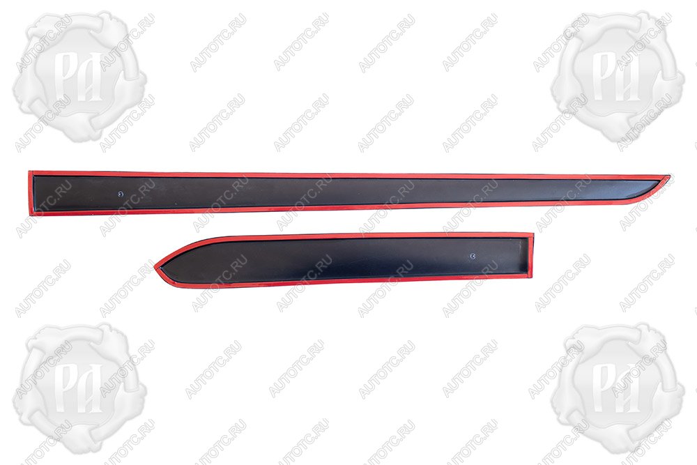3 949 р. Молдинги на двери Русская Артель  Toyota Camry  XV70 (2017-2021) дорестайлинг (глянец под покраску)  с доставкой в г. Чебоксары