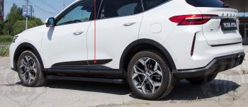 Молдинг двери задний правый Русская Артель Haval F7x (2019-2022) дорестайлинг (шагрень)