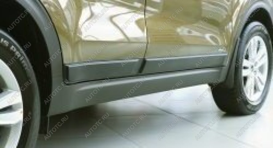 1 559 р. Молдинг двери передний левый Русская Артель  KIA Sportage  4 QL (2016-2018) дорестайлинг (глянец под покраску)  с доставкой в г. Чебоксары
