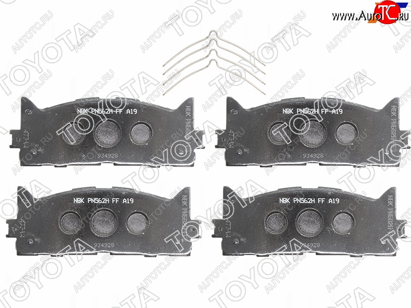 9 199 р. Колодки тормозные передние FR-FL SAT Toyota Camry XV40 дорестайлинг (2006-2008)  с доставкой в г. Чебоксары