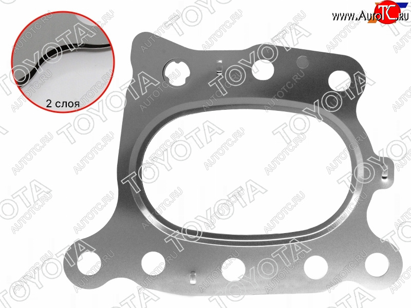 869 р. Прокладка выпускного коллектора 2GR-FKS TOYOTA Lexus RX450 AL20 дорестайлинг (2015-2019)  с доставкой в г. Чебоксары