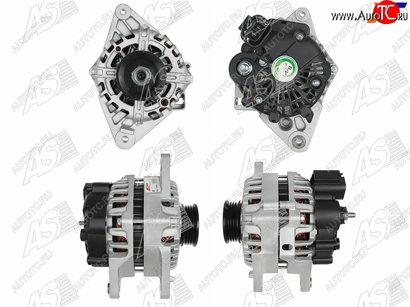 17 999 р. Генератор HYUNDAI ACCENT 1.51.6 03-09TUCSON 2.0 05-09KIA RIO 1.6 06-09SPORTAGE 2.0 05-06 12V 90A AS-PL A9008  с доставкой в г. Чебоксары